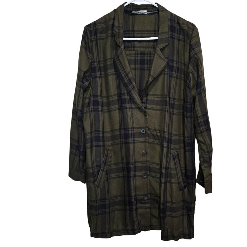 Zara Plaid Blazer Dress